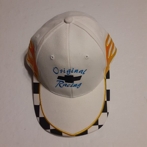 Chevy Racing 2009 Checkered Flames Hat/Cap OSFA - Picture 2 of 8